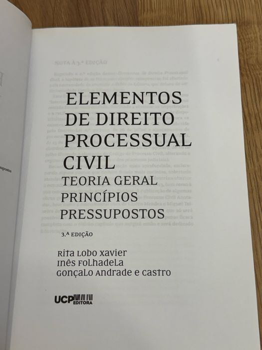 Elementos de Direito Processual Civil - Rita Lobo Xavier