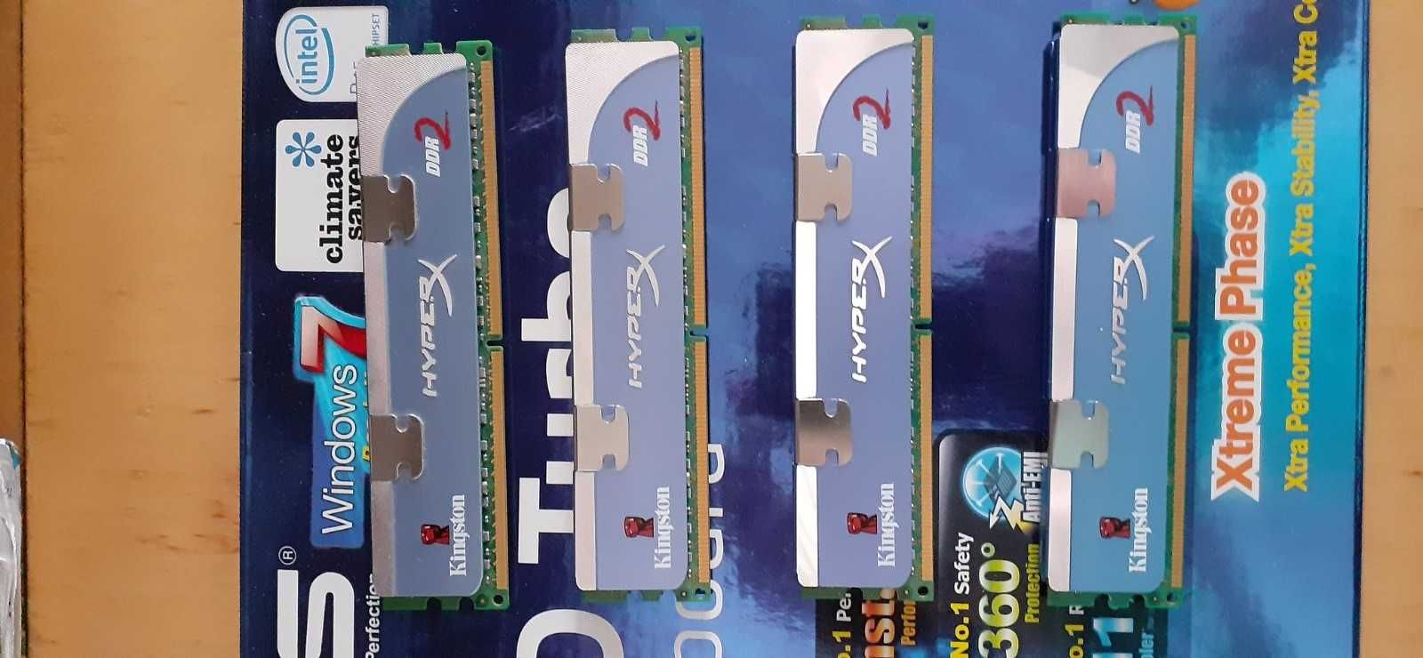 Комплект Socket 775 ASUS +Intel Core 2 Quad +DDR2 8Gb
