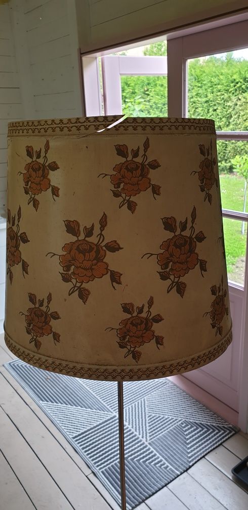 Lampa stojąca stylowa PRL,