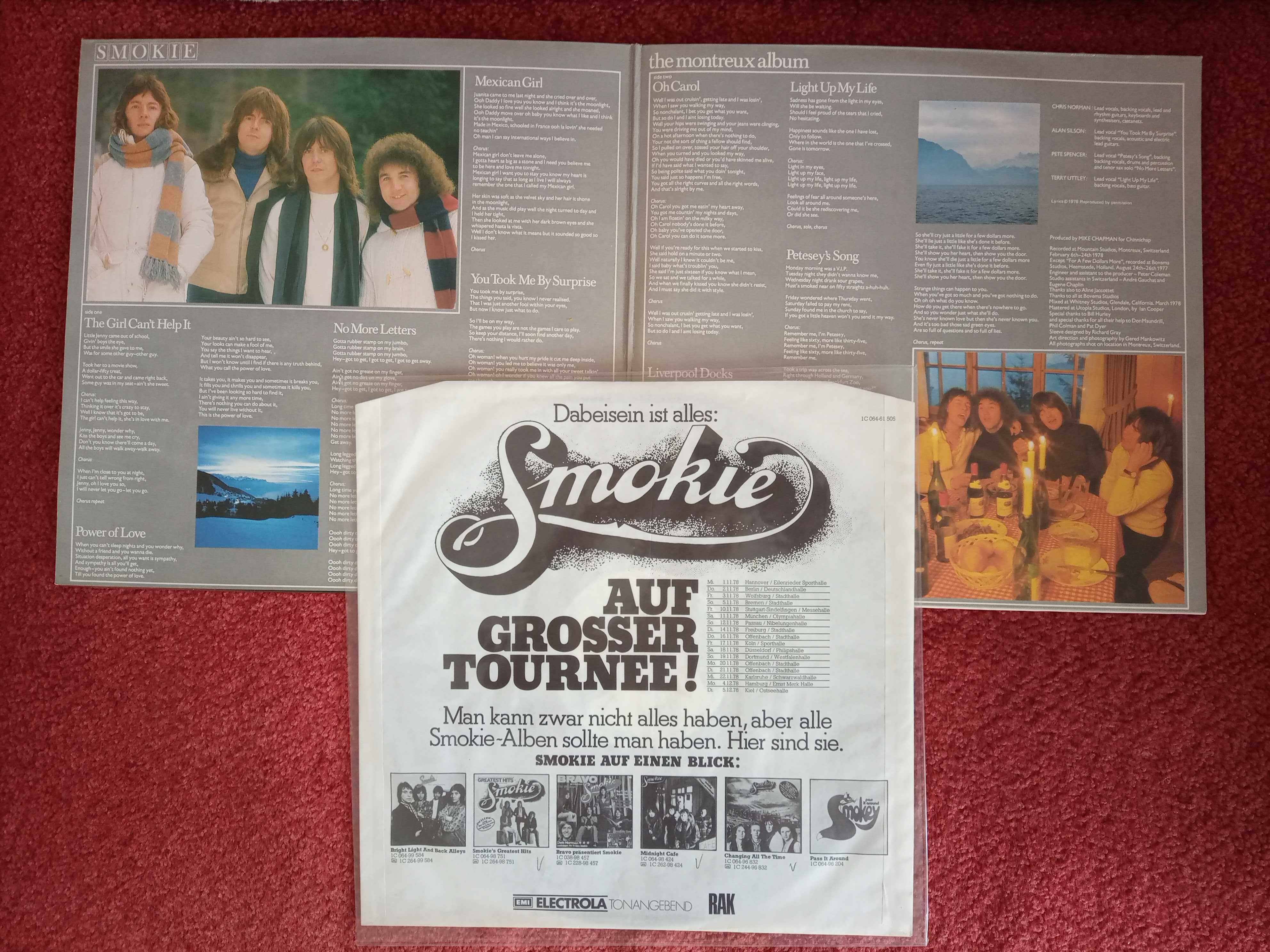 LP вініл SMOKIE - Changing All the Time, Midnight Cafe, Montreux Album