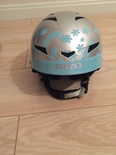 Super kask GIRO szaro-niebieski