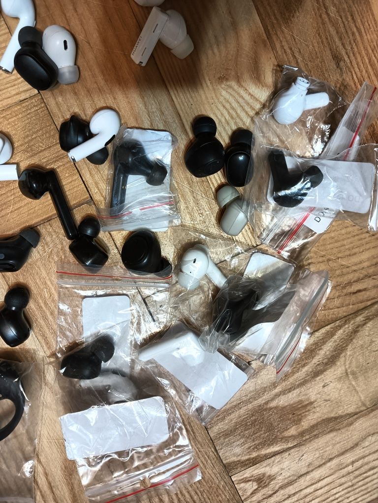 Mix elektroniki słuchawki 80 sztuk