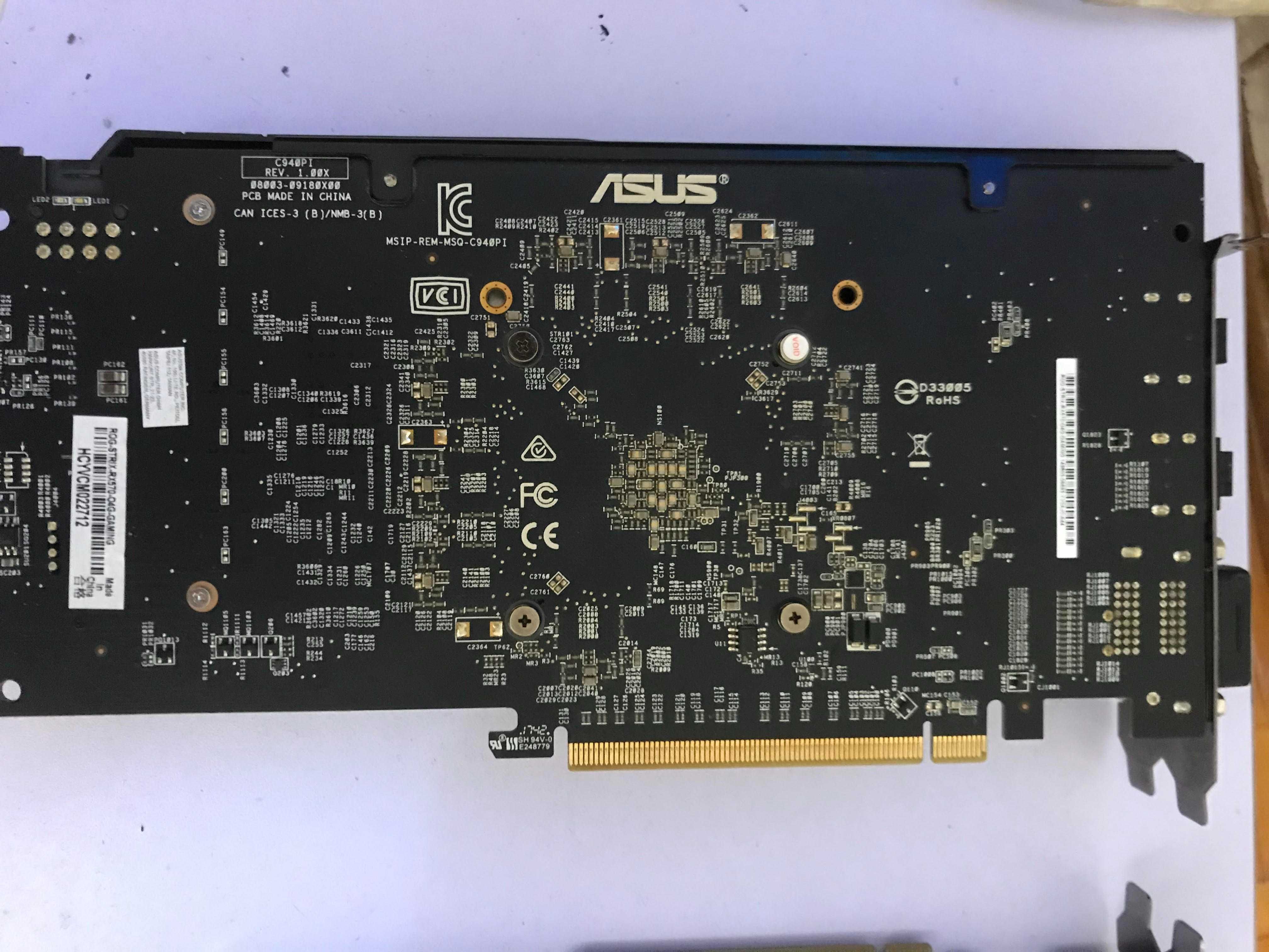 Видеокарта ASUS RX 570 8Gb