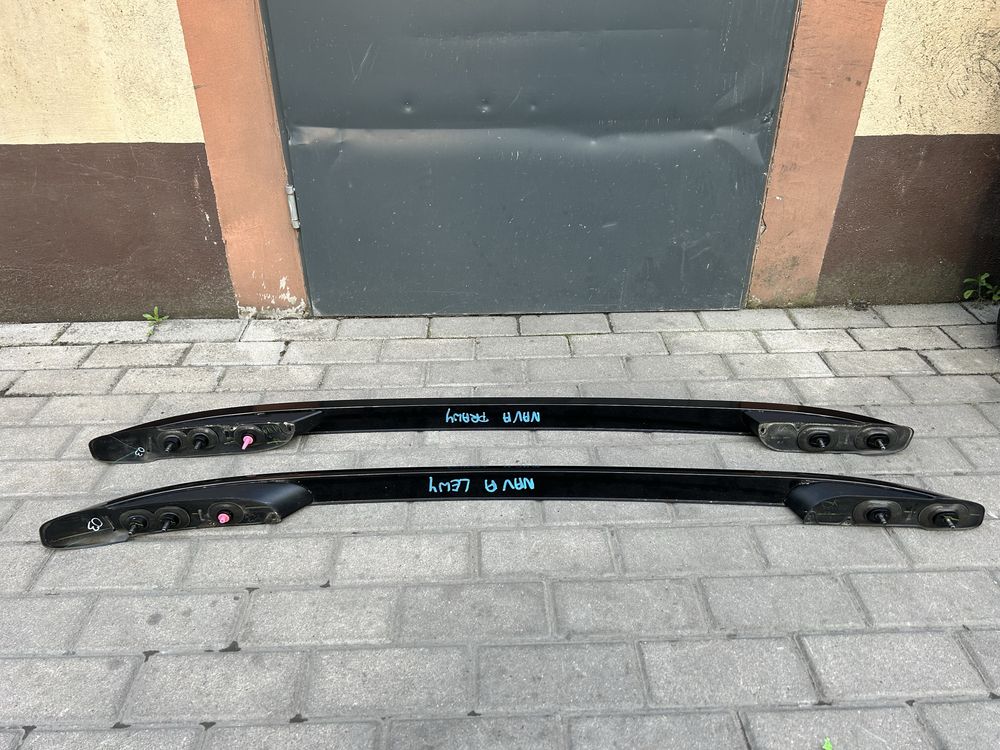 Relingi dachowe Nissan Navara IV 15-23r. czarne oryginał