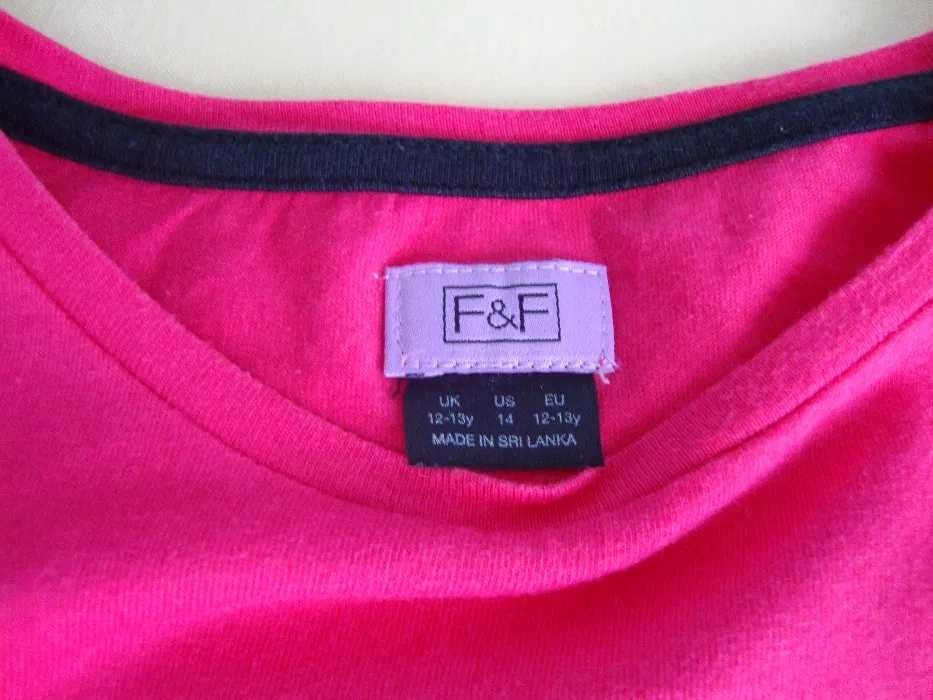 Zestaw bluza i bluzka F & F rozmiar 158-164 dla dziewczynki