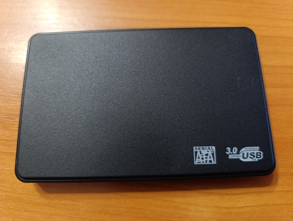 Карман для HDD SSD 2.5" USB 3.0 черный, новый