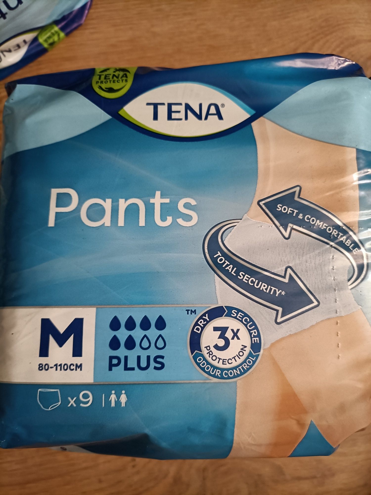 14x Majtki chłonne tena pants plus rozmiar M (80-110cm).