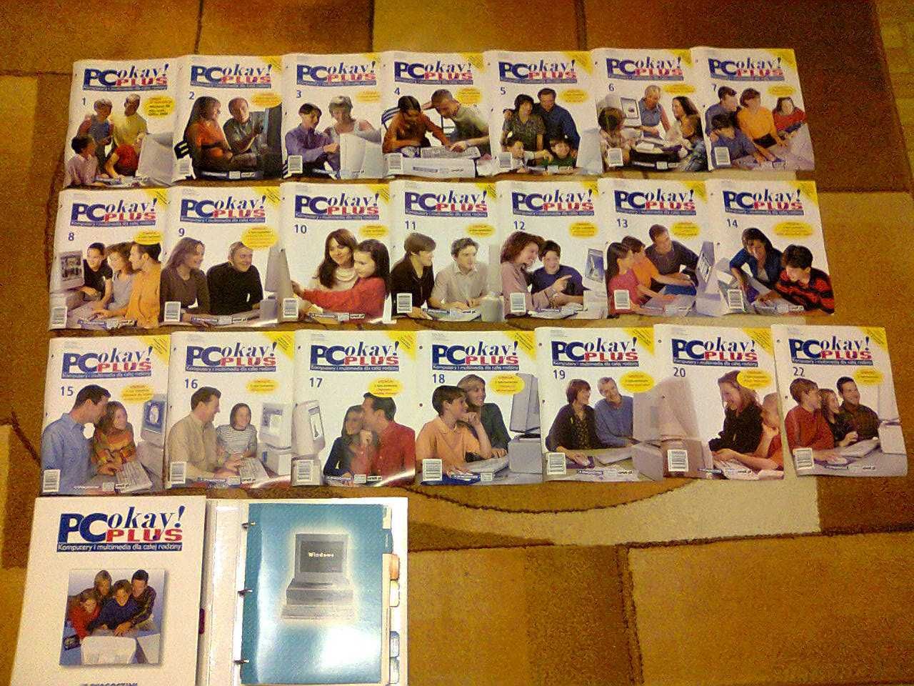 PC okay plus płyty CD-ROM kurs obsługi komputera multimedia Deagostini