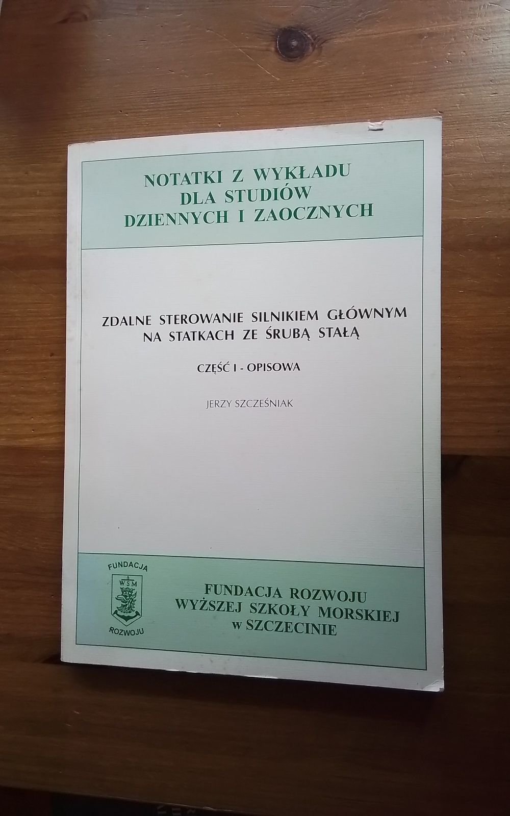 Zdalne Sterowanie Silnikiem Głównym  na Statkach ze Śrubą stałą