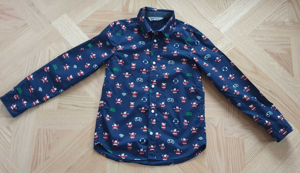 Koszula chłopięca,świąteczna H&M rozm 140