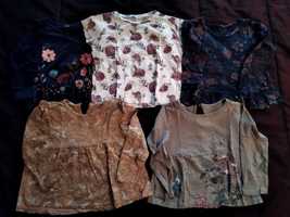 4 lotes de roupa de criança menina 2-4 anos