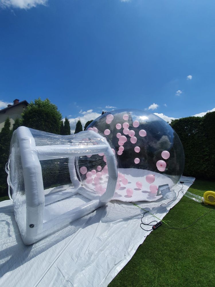 Wynajem dmuchaniec bubble house