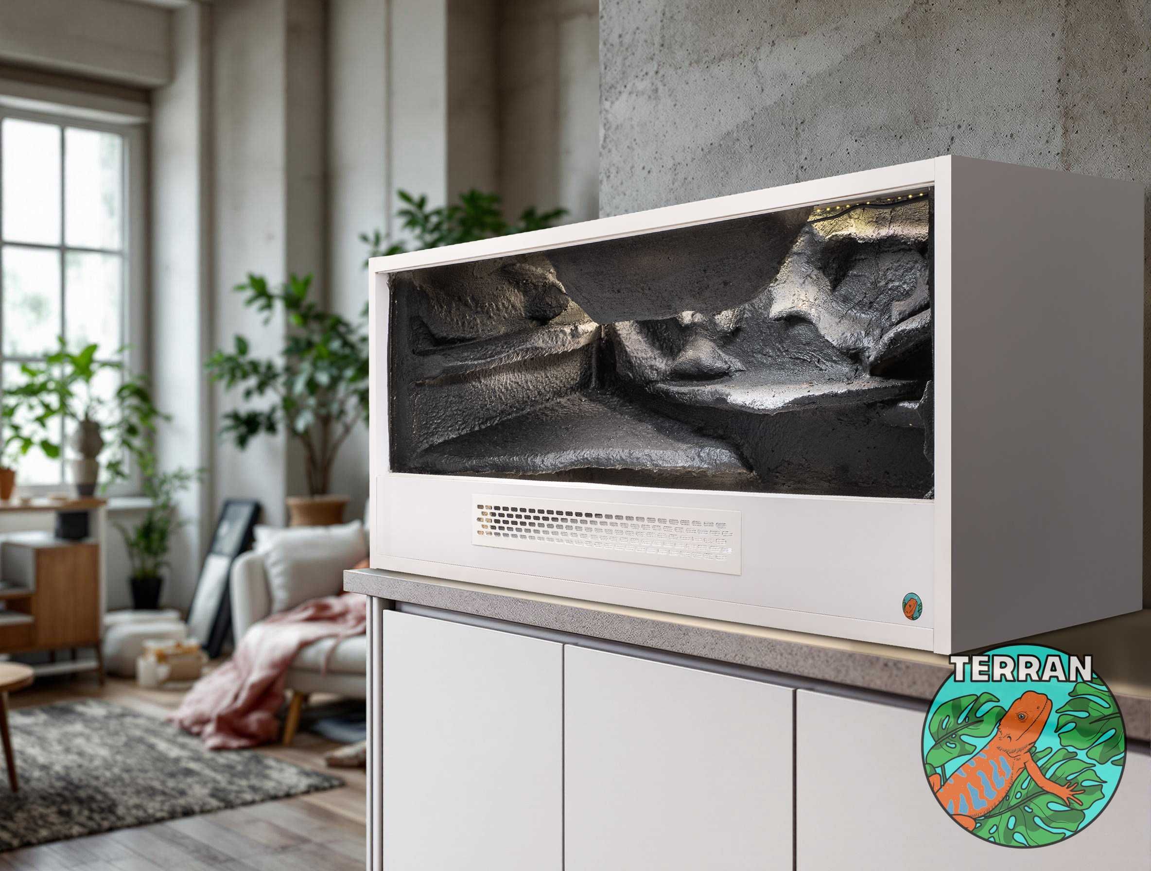 Terrarium 100x50x50 Agama Gekon Anolis Wąż zbożowy