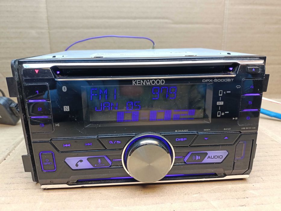 Radio samochodowe 2DIN KENWOOD DPX-5000BT, USB, CD, BLUETOOTH