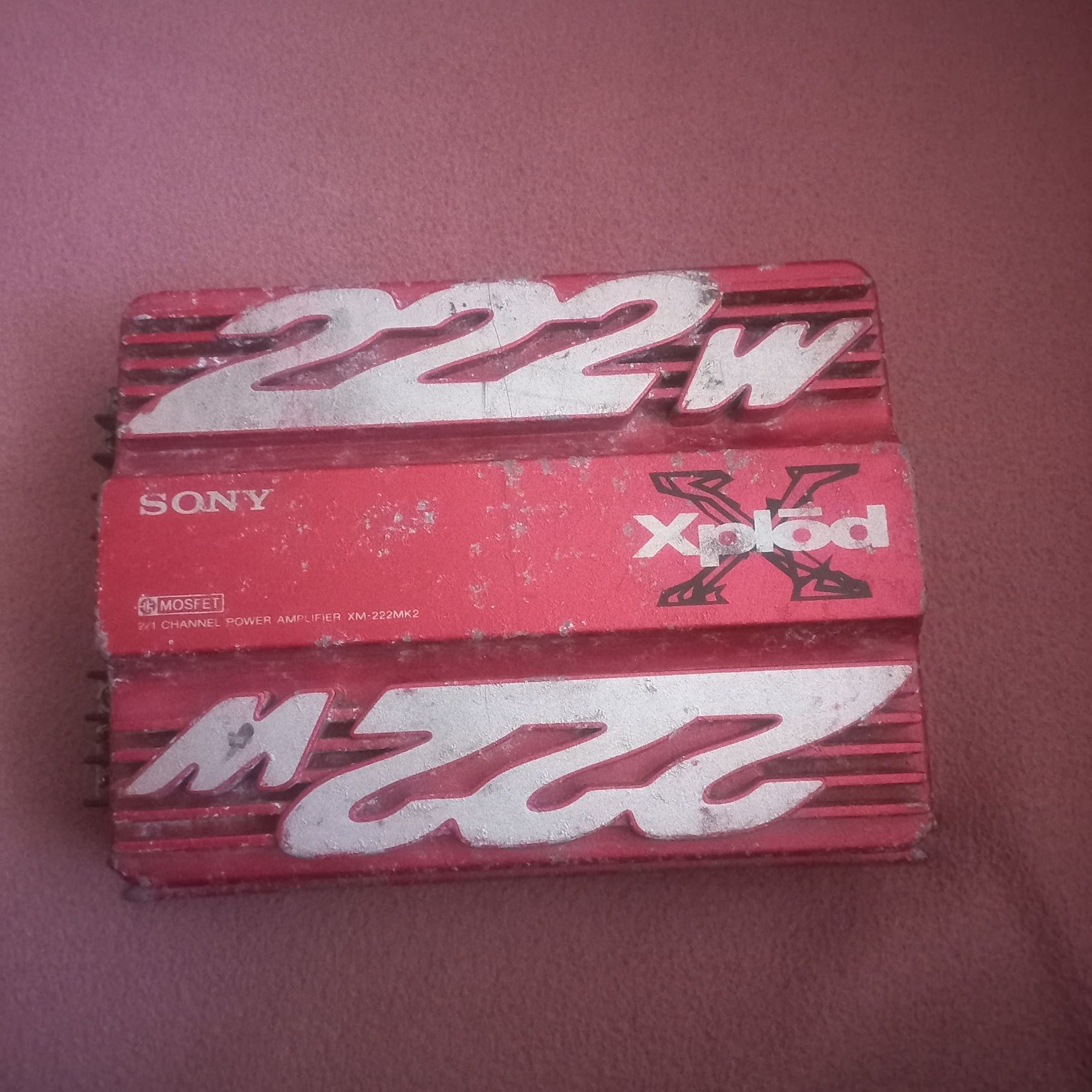 Двухканальный усилитель sony XM222MK2