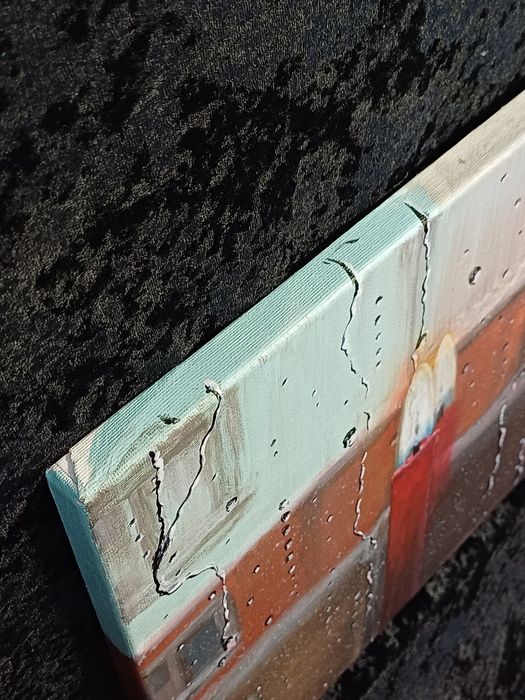 Картина акрилом , картна "свічка"