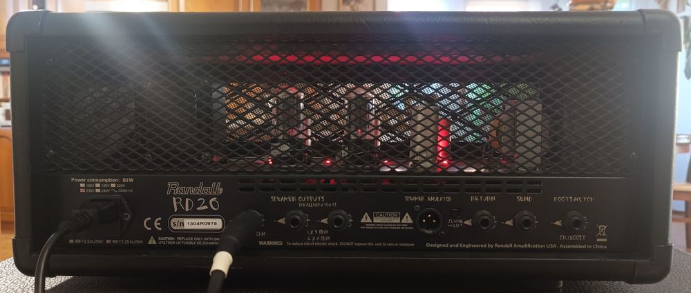 Randall RD20H – lampowy wzmacniacz gitarowy, 20W