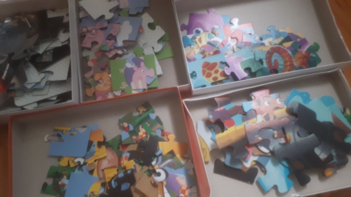 5 x puzzle dla dziecka 3+