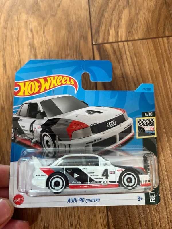 Białe Audi 90 quattro Hot Wheels
