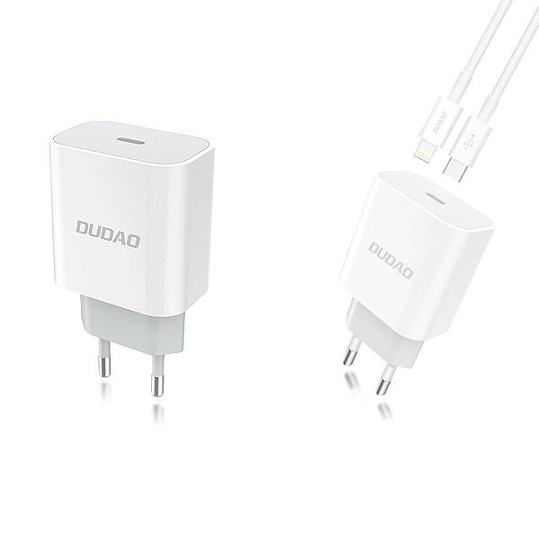 Szybka ładowarka sieciowa Eu Usb Typ C Power Delivery + kabel przewód