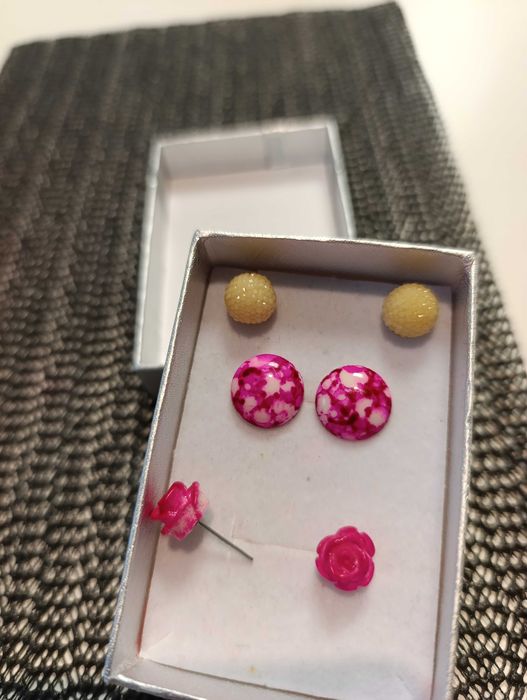 Zestaw 3 par kolczyków