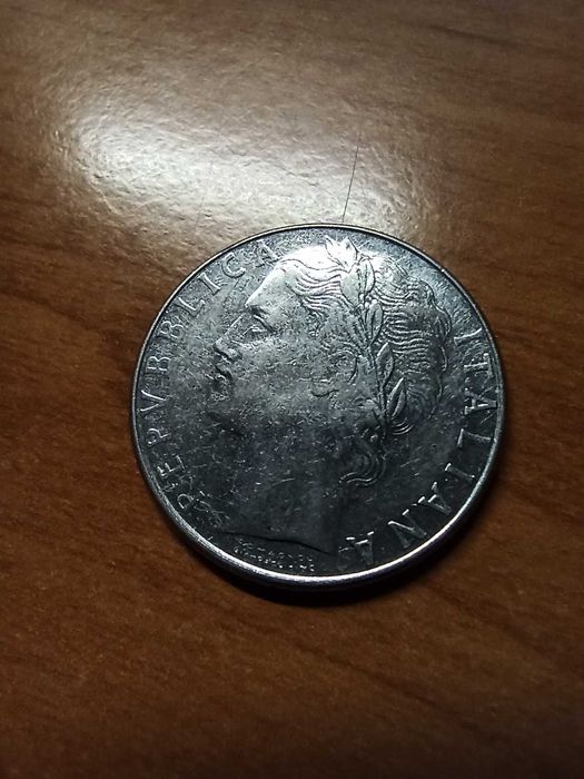 Moneta - 100 lire, 1989r.