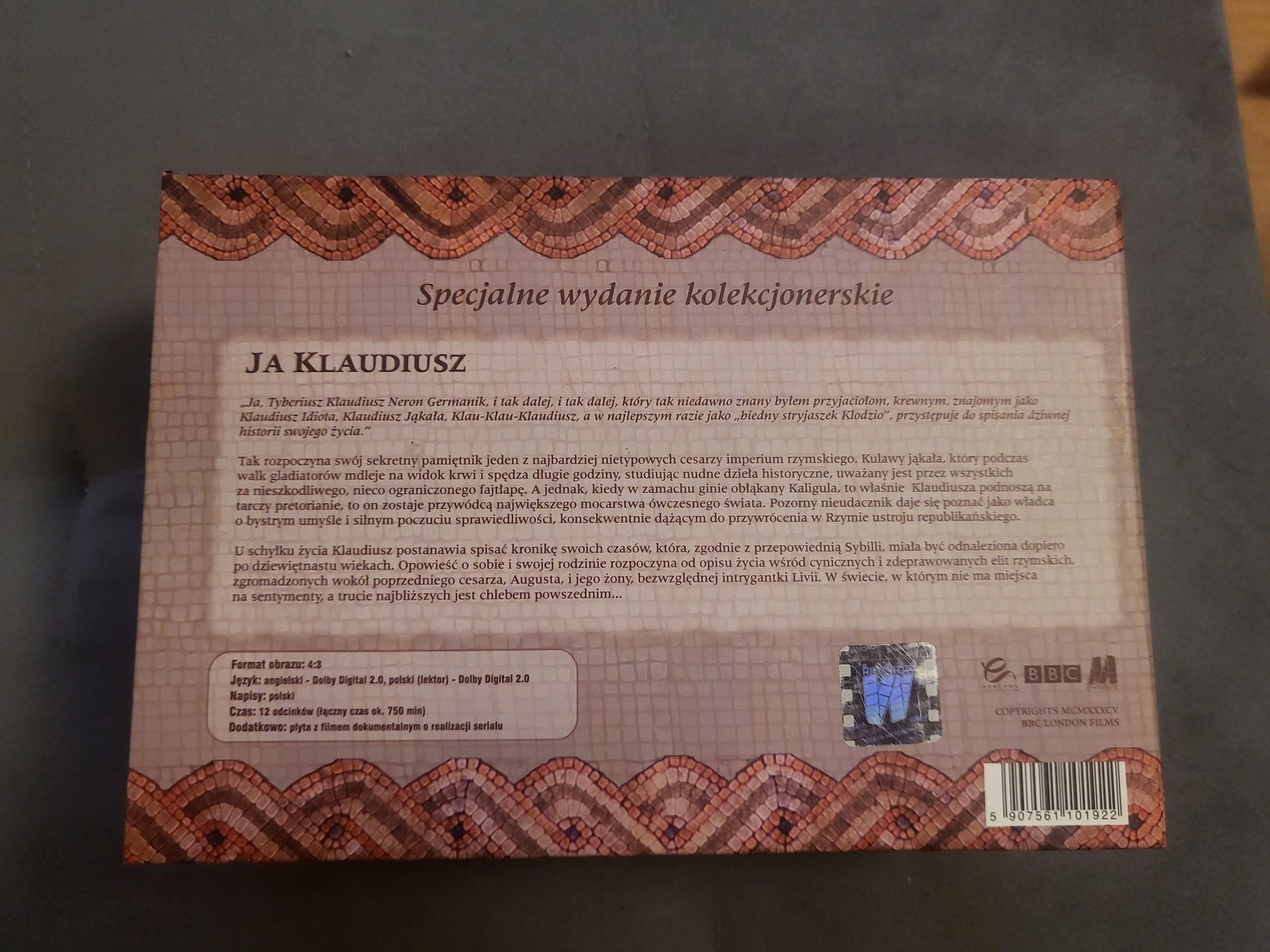 Ja Klaudiusz box 5 DVD