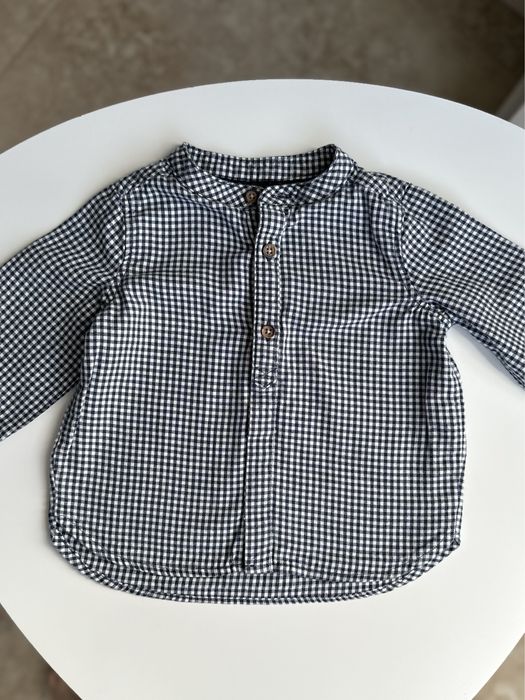 Набір для хлопчика 9 міс — сорочка Inextenso + джинси M&S, як нові