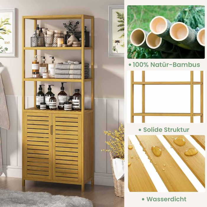 Nowa szafka bambusowa / regał łazienkowy / półka / szafka !N98!