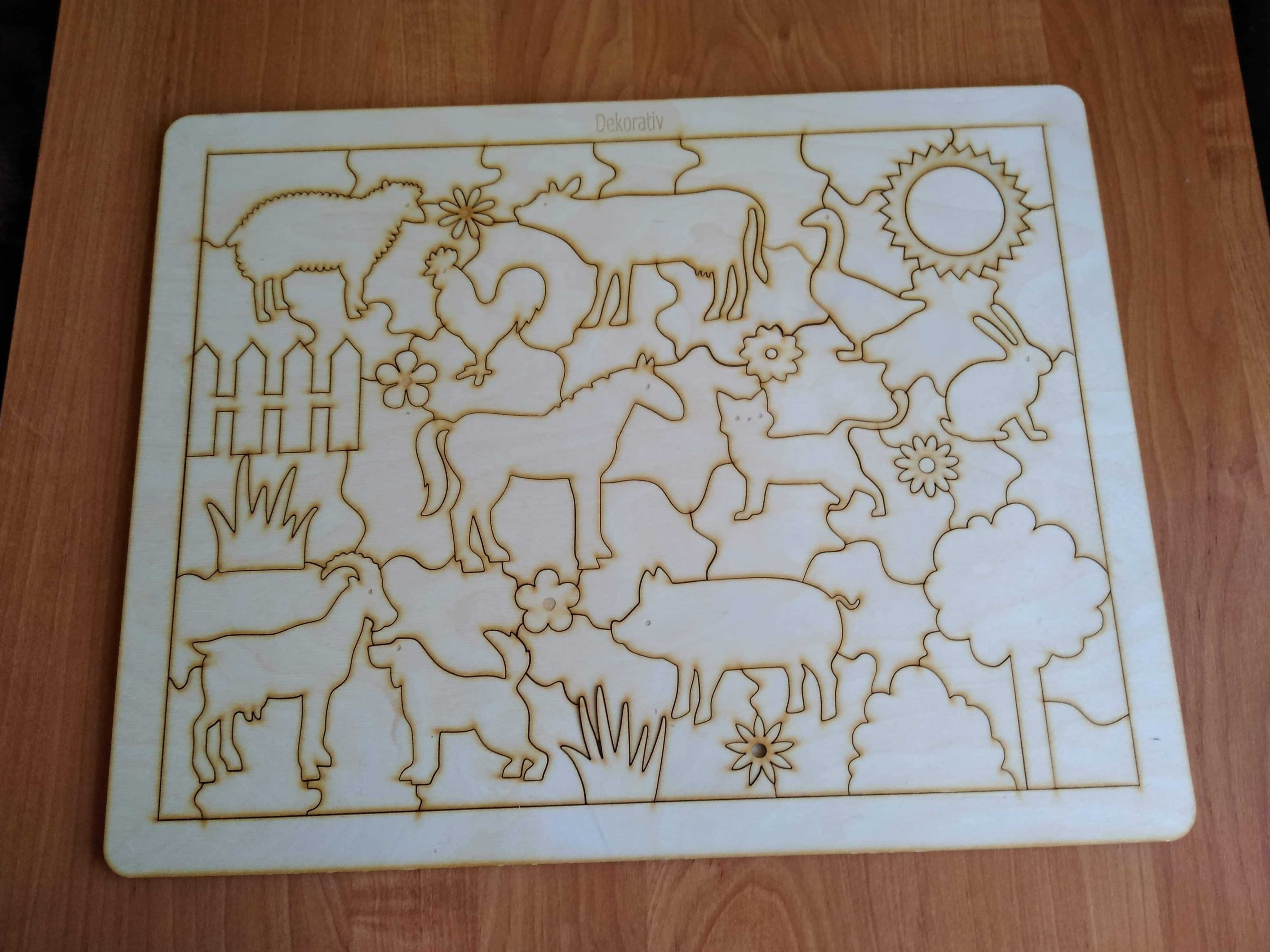 Kolorowanko-puzzle
