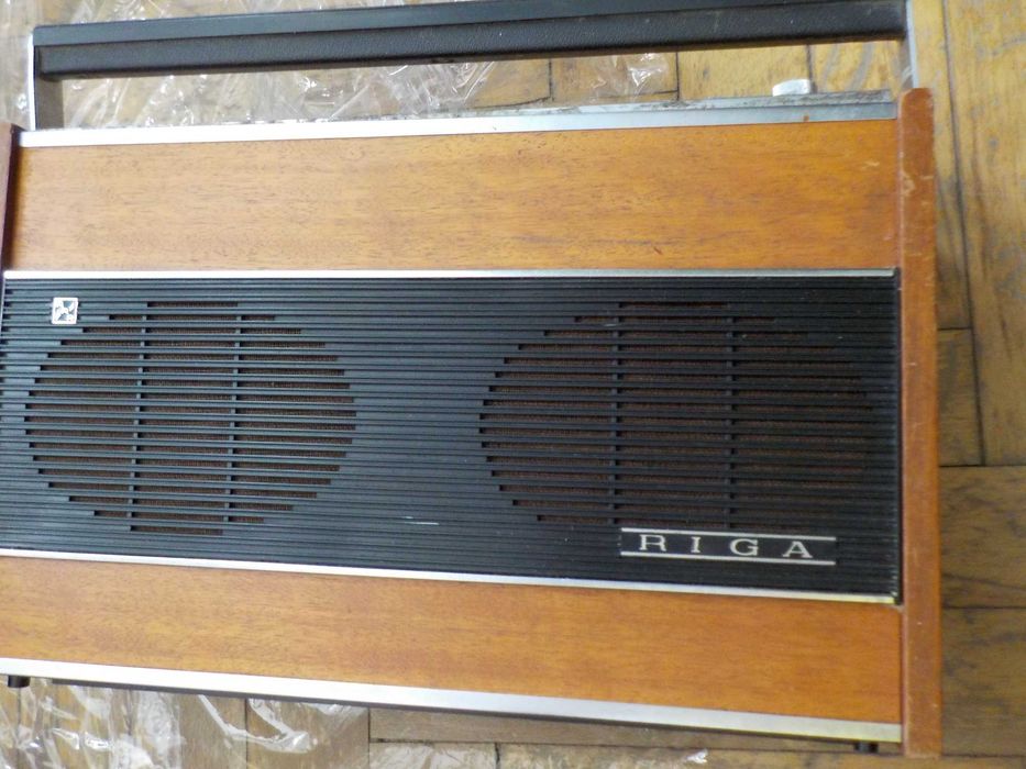 wielkie antyk stare radio tranzystorowe Riga 17 tranzystorowe