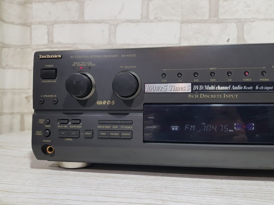 Стерео ресивер TECHNICS SA-AX 720, *5x100 Вт, б/у з Німеччини
