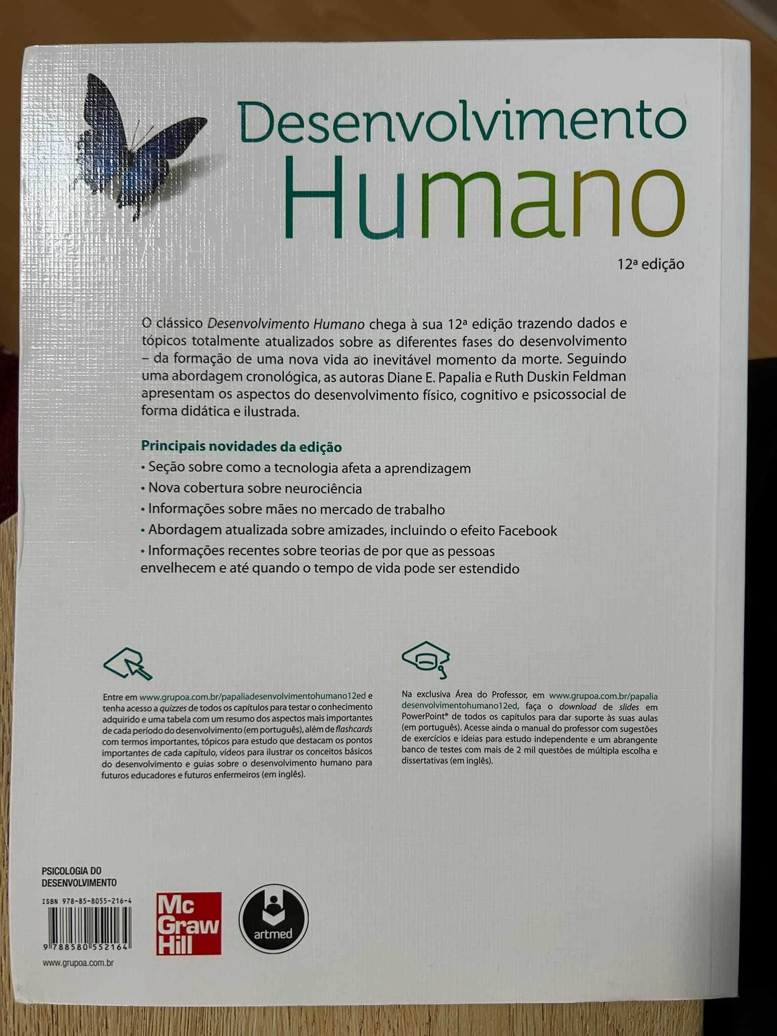Livro Desenvolvimento Humano - 12ªEdição - Diane Papalia