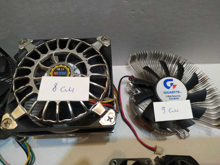 продам кулер(вентилятор) для компьютера, ноутбука с радиатором и без