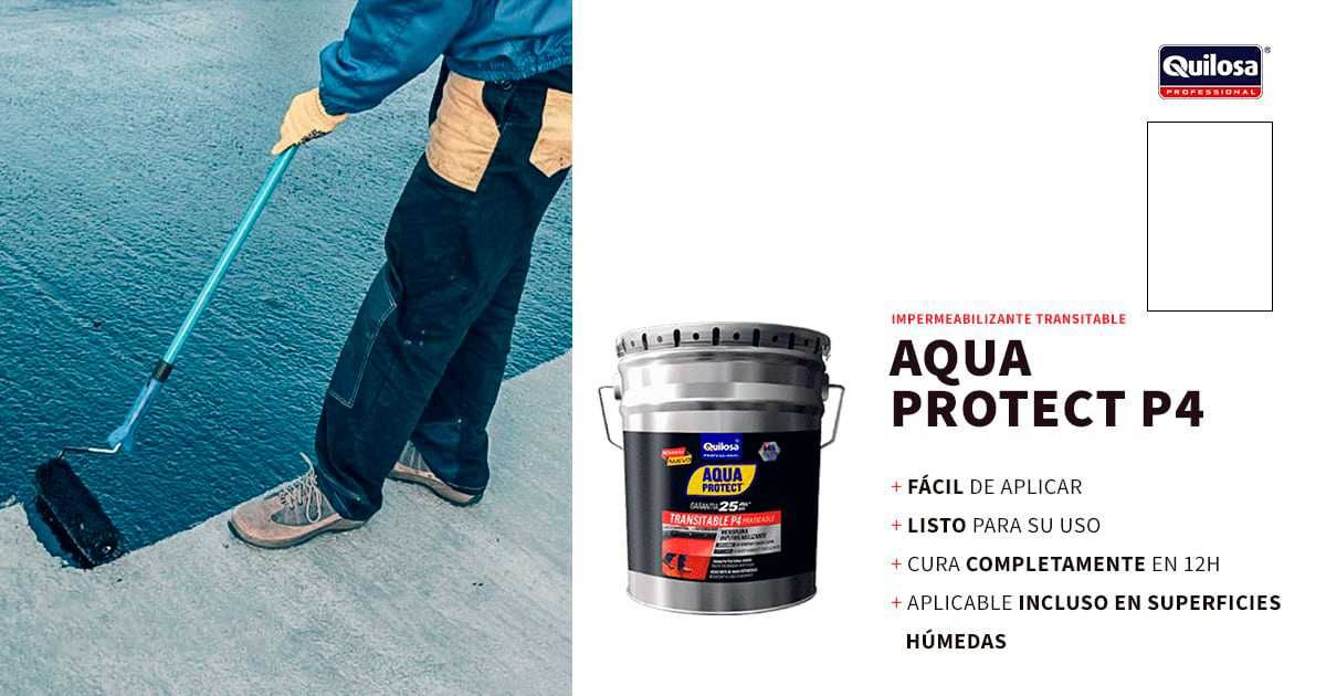 Quilosa Aqua Protect P4 Transitável IMPERMEABILIZANTE