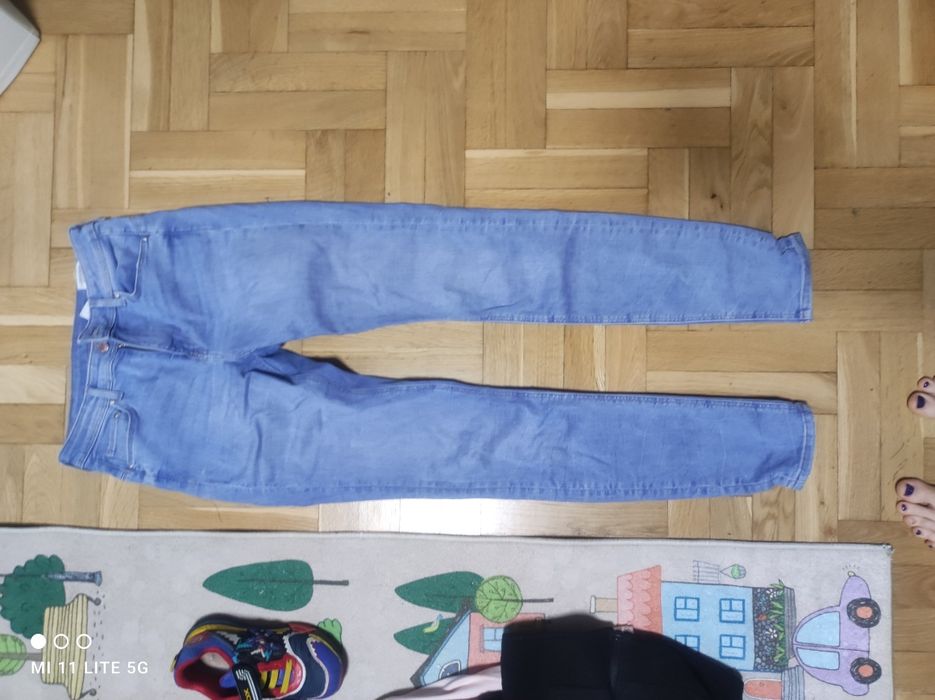 Jegginsy jeansy dżinsy skinny H&M regular waist King r. 36