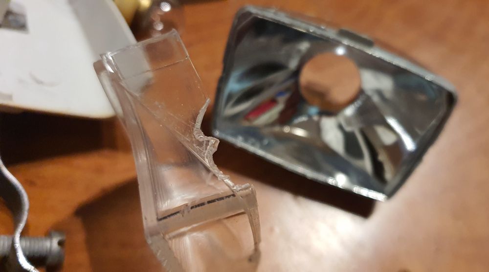 Lampka przód rower składak Wigry Jubilat Flaming kolekcja Prl