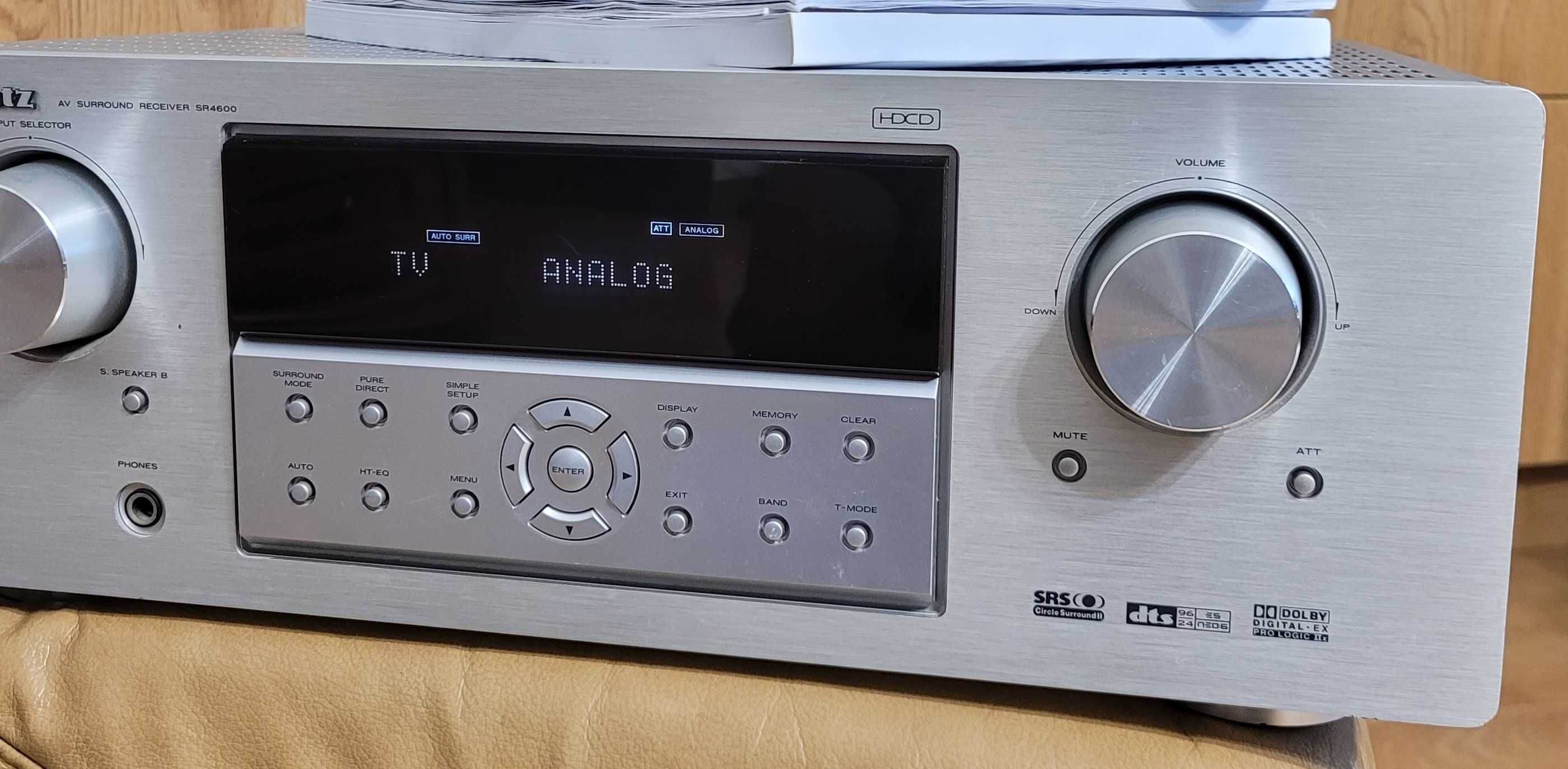 Marantz SR4600 amplituner HDCD 7.1 z pilotem i instrukcją