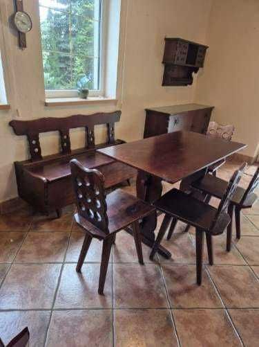 Meble, komplet, cepelia, vintage