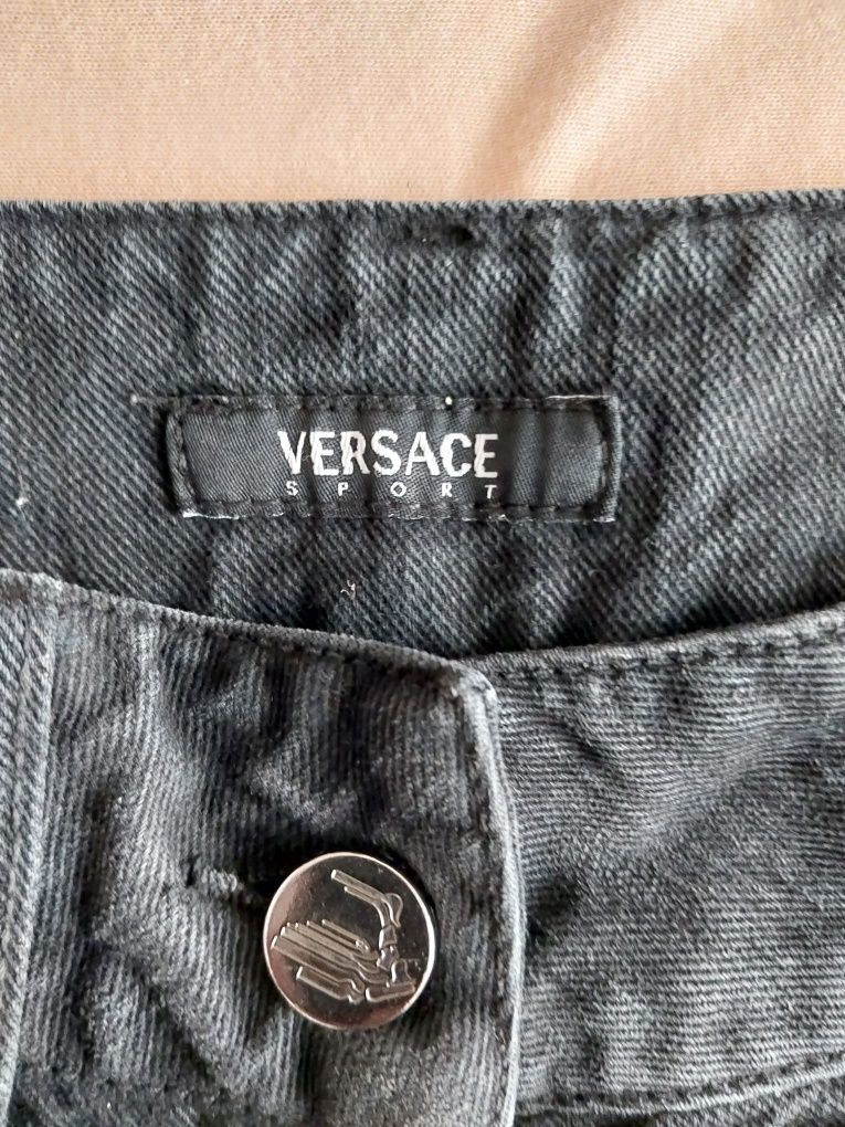 Spodnie jeansowe Versace Sport