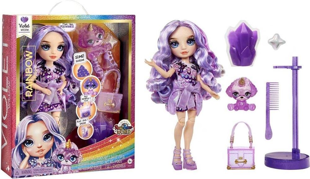 Рейнбоу Хай Зимовий одяг,слайм Rainbow High Winter Wonderland, Slime