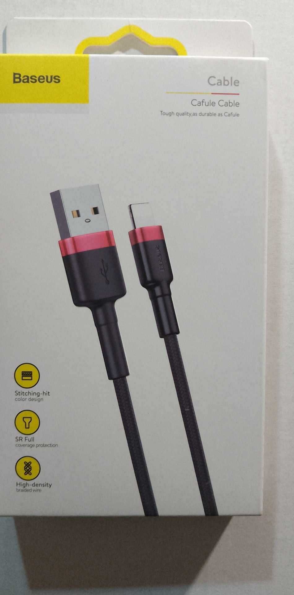 BASEUS Kabel USB Apple Lightning 2.4A krótki 0,5m