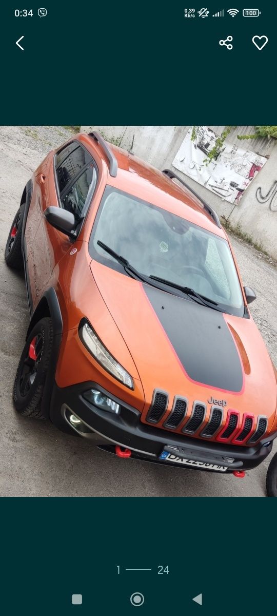 Jeep Cherokee Trailhawk 3,2  Black  2015