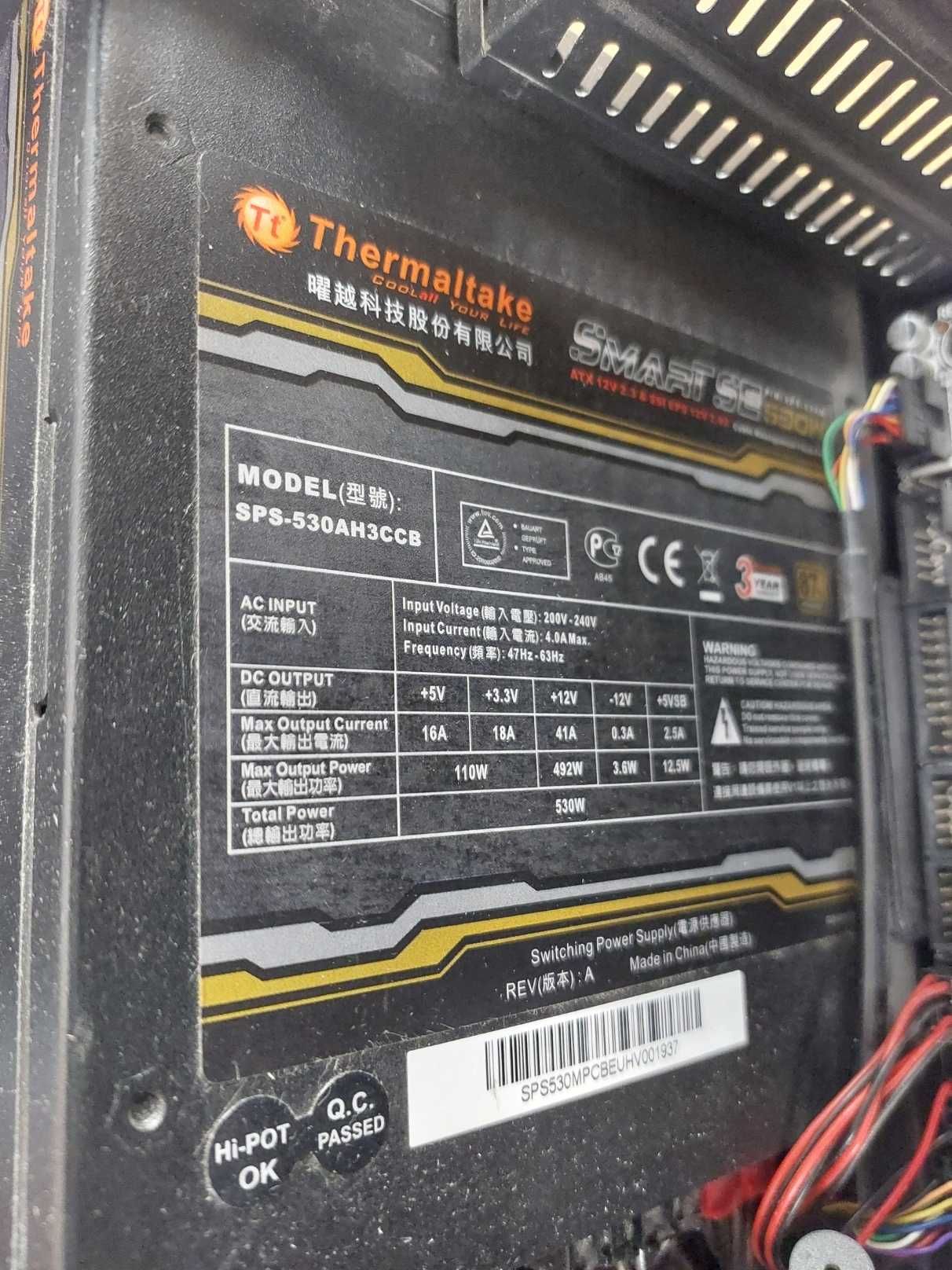 Komputer stacjonarny Zalman Z3, Intel I5-4690K, MSI RTX 2060, 16gb ram