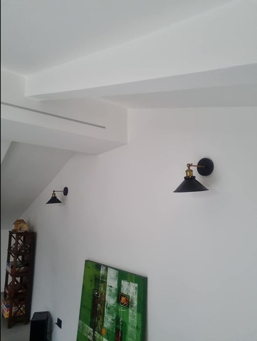 Zestaw dwóch kinkietów w stylu vintage loft industrial do salonu