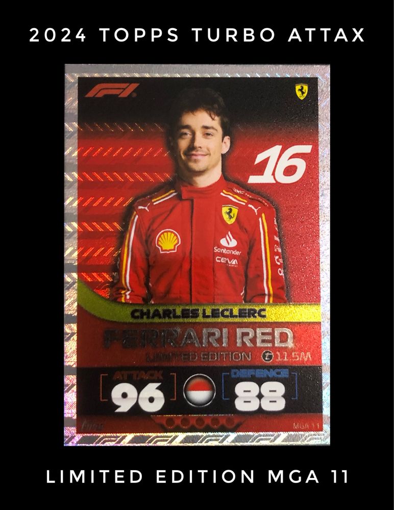 Charles Leclerc 2024 Topps Turbo Attax MGA 11 Limited Edition