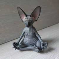 Сувенир-игрушка йога-кот / сувенір-іграшка Медитуючий йога-кіт