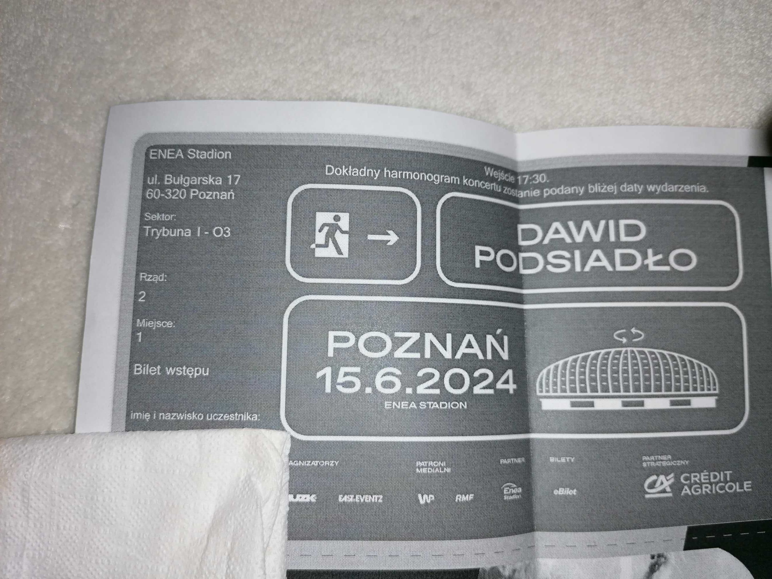 Dawid podsiadło koncert 15. 06.24 Poznań