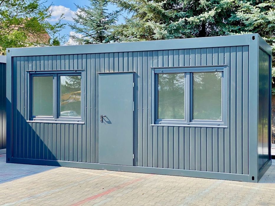 Kontener biurowy budowlany mieszkalny 6x2,5 - Produkcja na Zamówienie