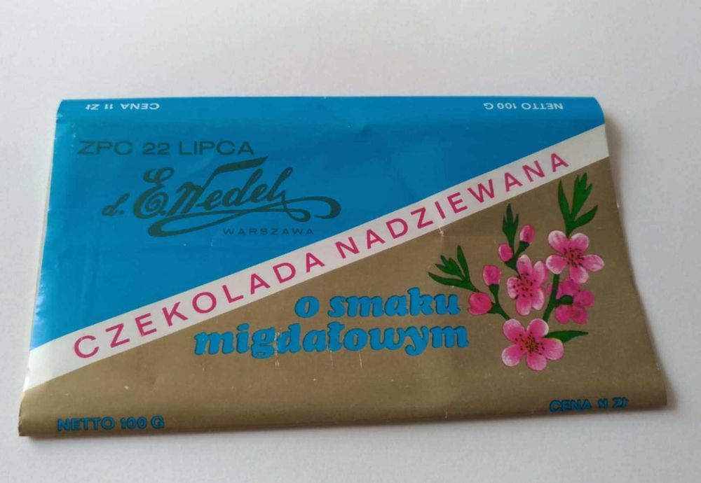 Opakowania po czekoladach Wedel , PRL